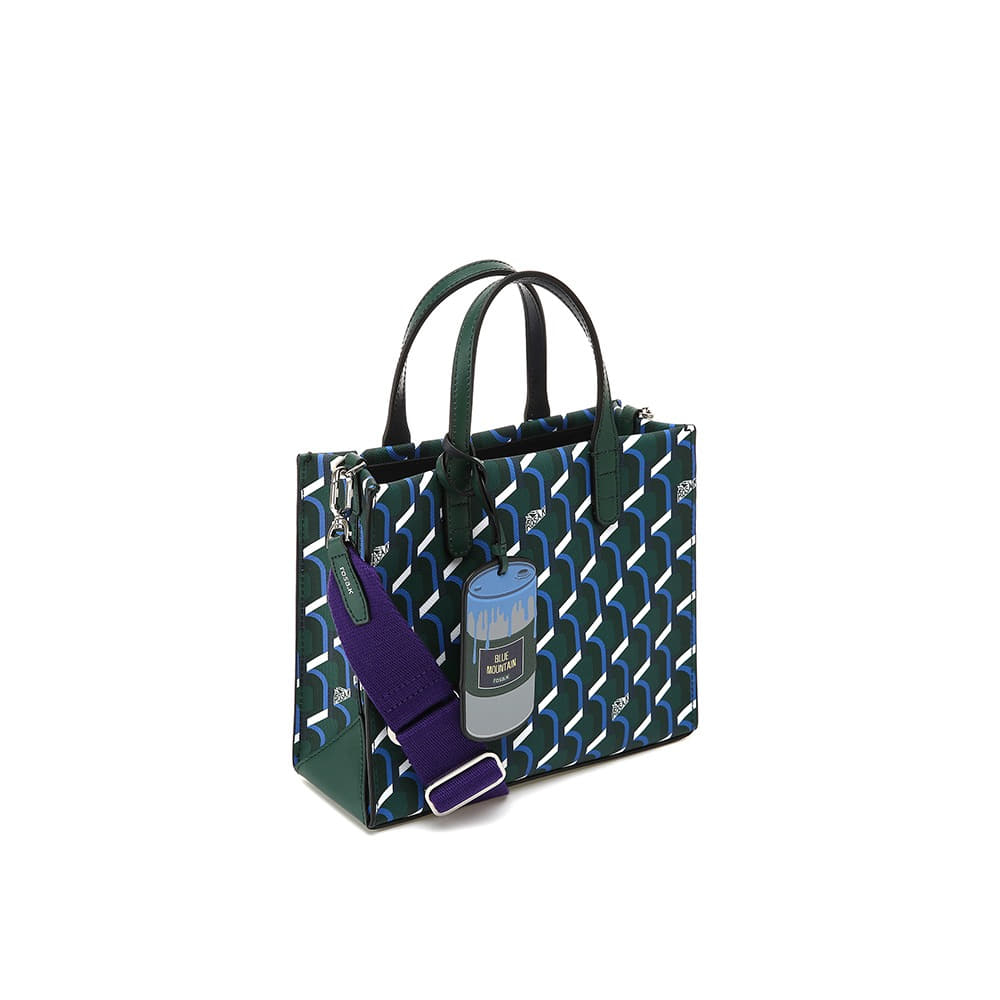 CABAS MONOGRAM DAY TOTE BLUE MOUNTAIN_S